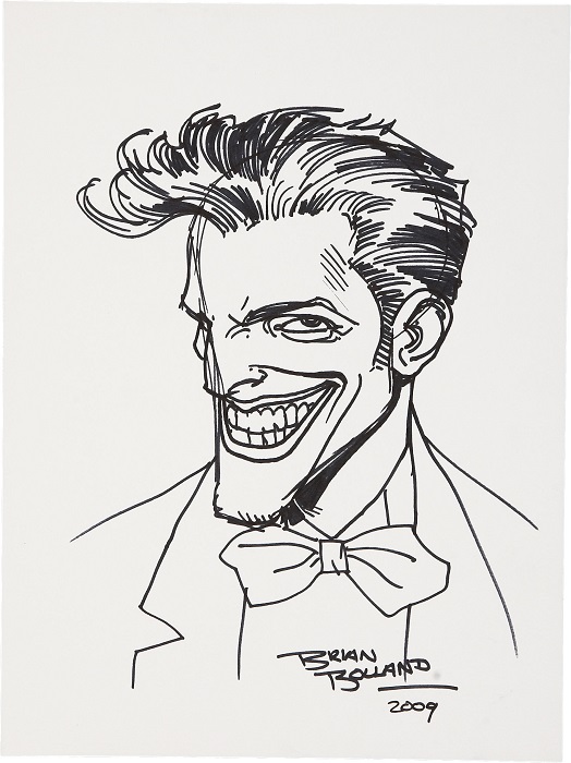 Joker Commission by Brian Bolland Sold for $131