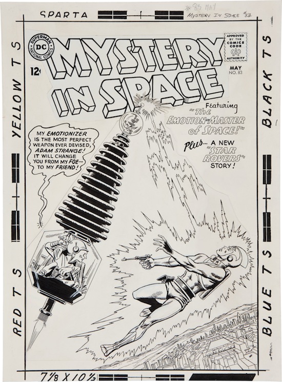 Cover Art for Mystery in Space #83 by Carmine Infantino Sold for: $23,900
