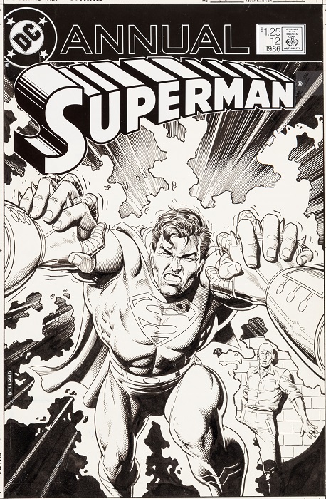 Original Cover Art for Superman Annual #12 by Brian Bolland Sold for $14,340