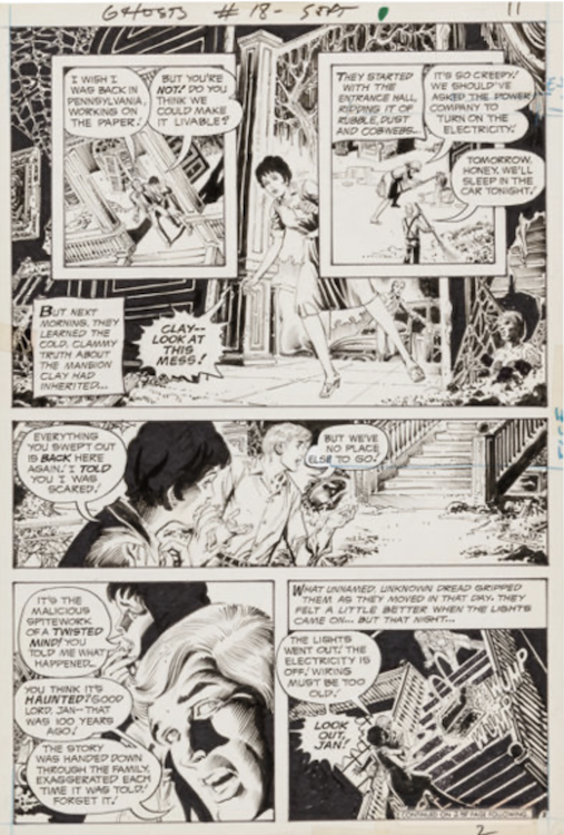 Ghosts #18 Page 2 by Abe Ocampo sold for $50. Click here to get your original art appraised.