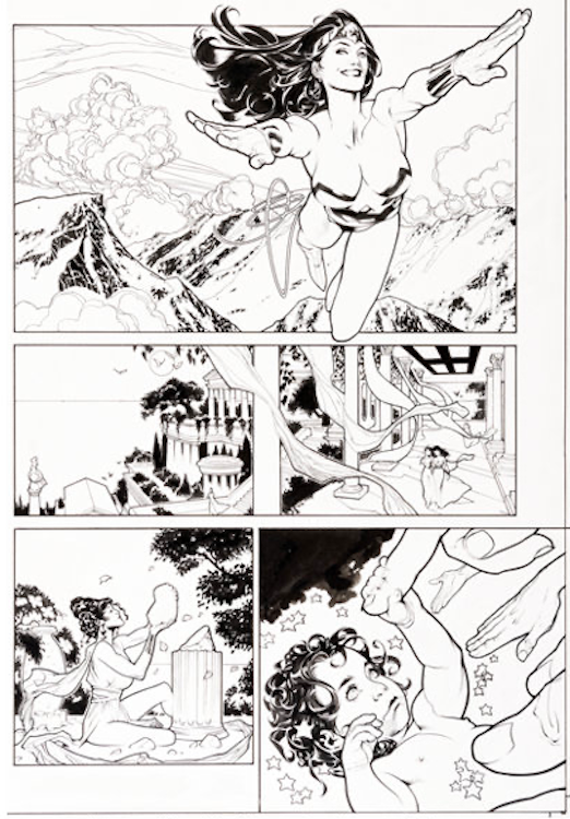 52 #12 Page 2 "Origin of Wonder Woman" by Adam Hughes sold for $16,200. Click here to get your original art appraised.