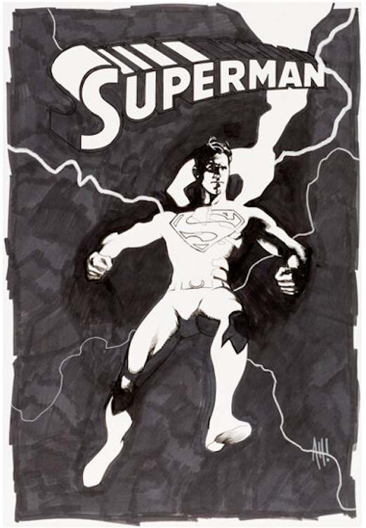 Superman #5 Variant Cover Art by Adam Hughes sold for $4,320. Click here to get your original art appraised.