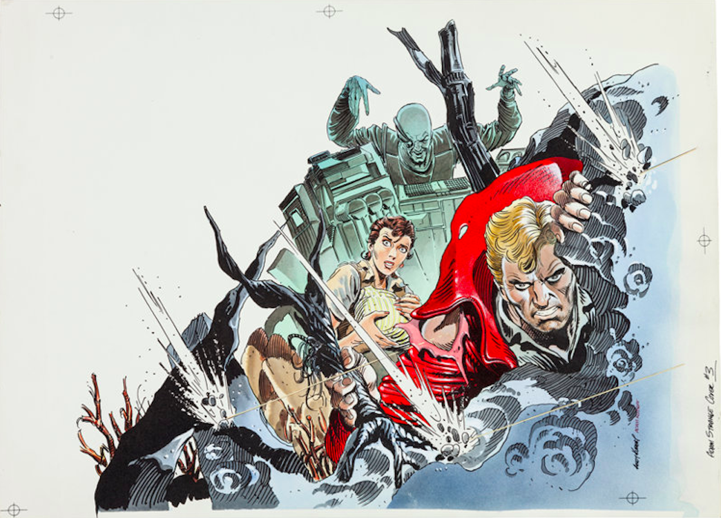 Adam Strange #3 Wraparound Cover Art by Adam Kubert sold for $885. Click here to get your original art appraised.