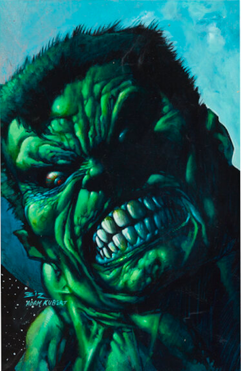 The Savage Hulk Cover Art by Adam Kubert sold for $11,400. Click here to get your original art appraised.
