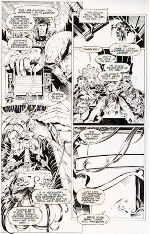 Wolverine #75 Page 16 by Adam Kubert sold for $5,520. Click here to get your original art appraised.