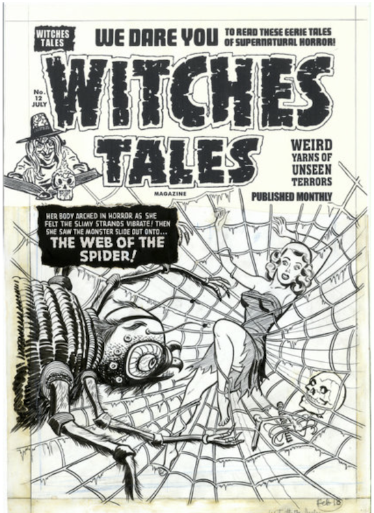 Witches Tales #12 Cover Art by Al Avison sold for $2,875. Click here to get your original art appraised.