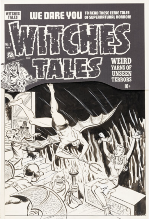 Witches Tales #3 Alternate Cover Art by Al Avison sold for $6,000. Click here to get your original art appraised.