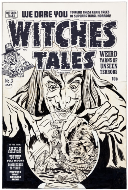 Witches Tales Magazine #3 Cover Art by Al Avison sold for $2,150. Click here to get your original art appraised.