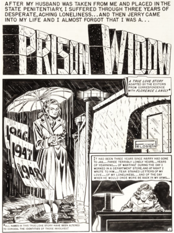 A Moon, A Girl...Romance #12 Page 1 by Al Feldstein sold for $6,600. Click here to get your original art appraised.