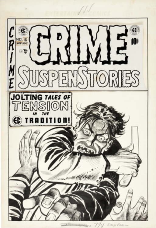 Crime Suspenstories #16 Cover Art by Al Feldstein sold for $62,740. Click here to get your original art appraised.