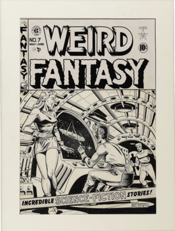 Weird Fantasy #7 Cover Art by Al Feldstein sold for $16,730. Click here to get your original art appraised.