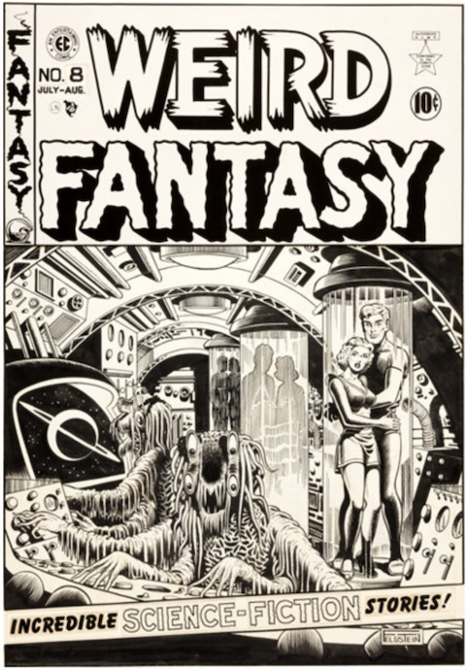 Weird Fantasy #8 Cover Art by Al Feldstein sold for $80,660. Click here to get your original art appraised.