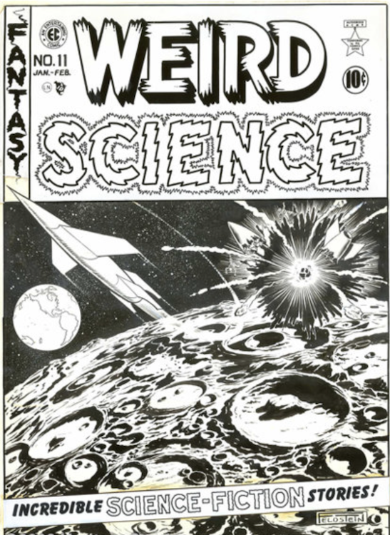 Weird Science #11 Cover Art by Al Feldstein sold for $8,050. Click here to get your original art appraised.