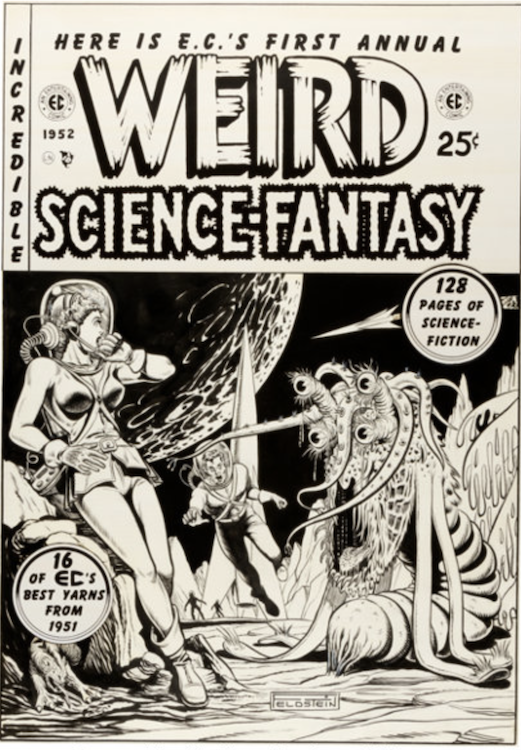 Weird Science Fantasy Annual #1 Cover Art by Al Feldstein sold for $77,675. Click here to get your original art appraised.