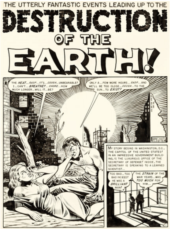 Weird Science #14 Complete 8-Page Story by Al Feldstein sold for $40,800. Click here to get your original art appraised.