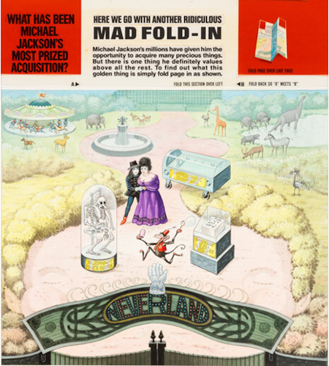 MAD #329 Inside Back Cover Fold-In by Al Jaffee sold for $3,600. Click here to get your original art appraised.