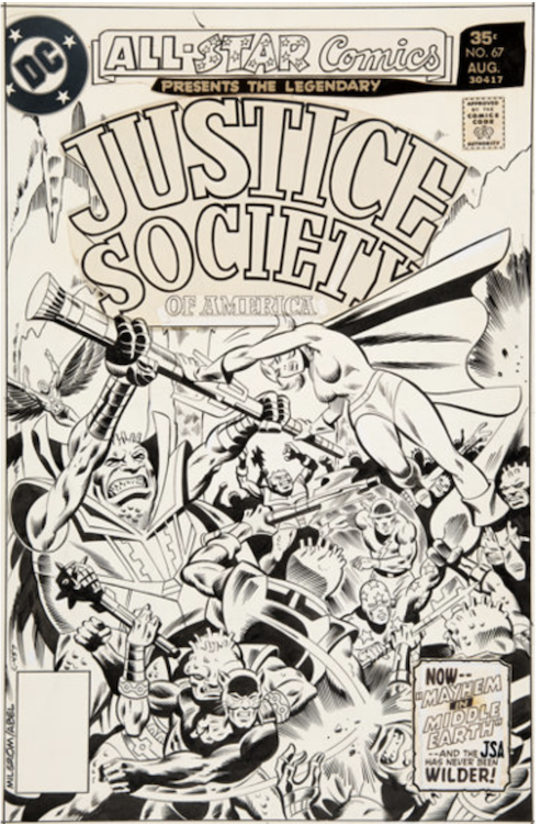 All-Star Comics #67 Cover Art by Al Milgrom sold for $7,770. Click here to get your original art appraised.