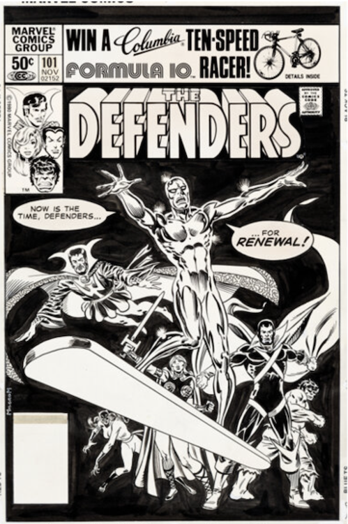 The Defenders #101 Cover Art by Al Milgrom sold for $18,000. Click here to get your original art appraised.