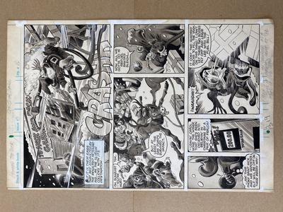 Al Milgrom Howard the Duck #3 original art