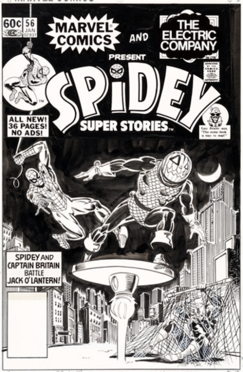 Spidey Super Stories #56 Cover Art by Al Milgrom sold for $8,365. Click here to get your original art appraised.