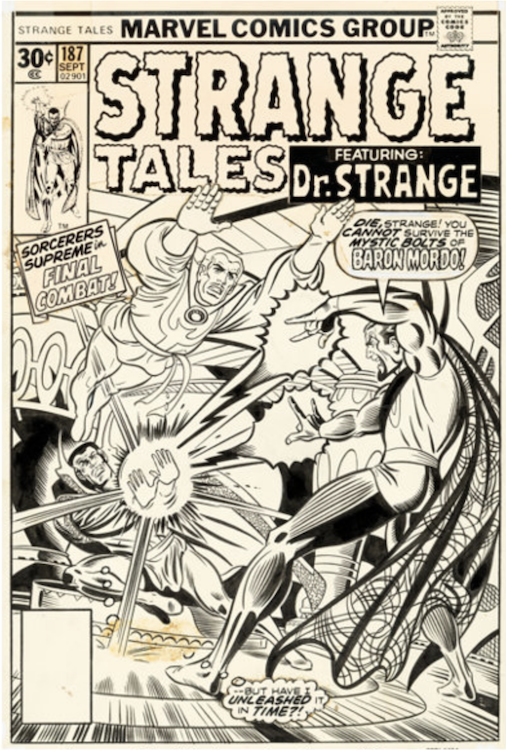Strange Tales #187 Cover Art by Al Milgrom sold for $14,400. Click here to get your original art appraised.
