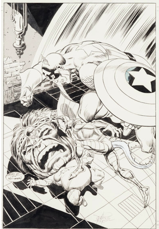 Captain America #313 Cover Art by Al Williamson sold for $8,960. Click here to get your original art appraised.