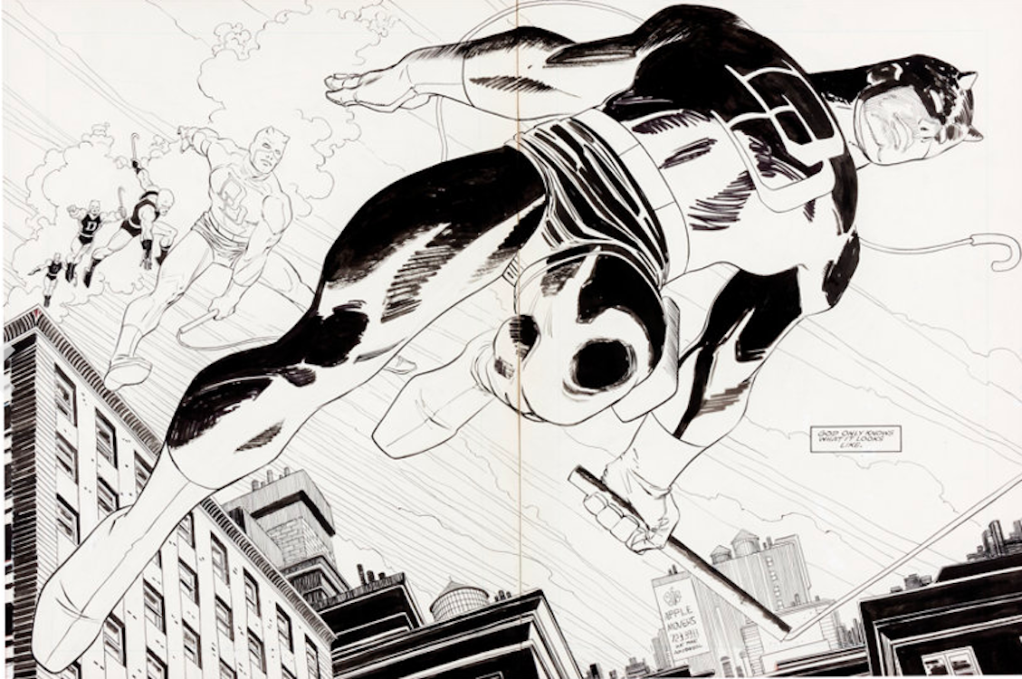 Daredevil: The Man Without Fear Double Splash Page by Al Williamson sold for $4,480. Click here to get your original art appraised.