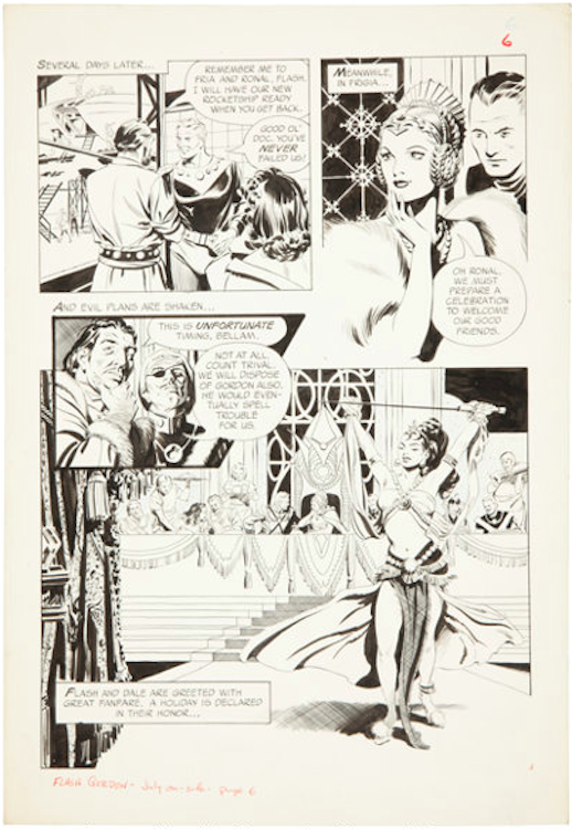 Flash Gordon #1 Page 6 by Al Williamson sold for $19,120. Click here to get your original art appraised.