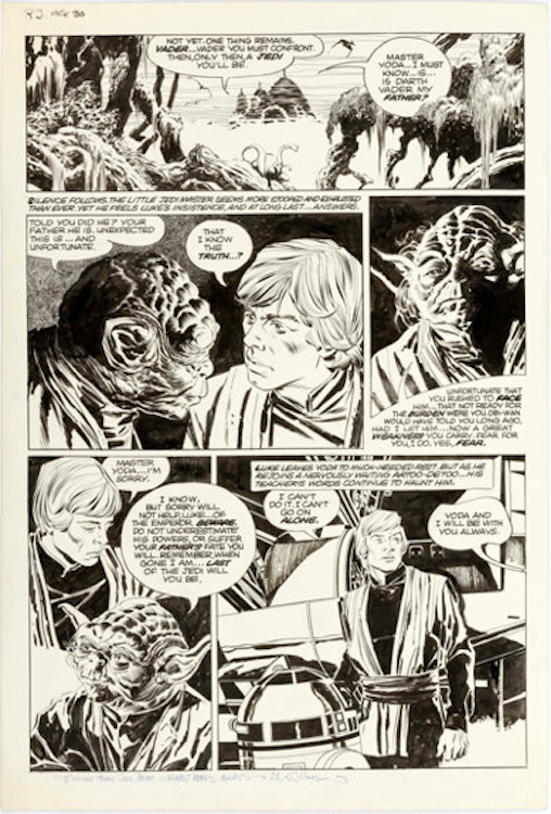 Marvel Super Special #27 Page 30 by Al Williamson sold for $15,535. Click here to get your original art appraised.
