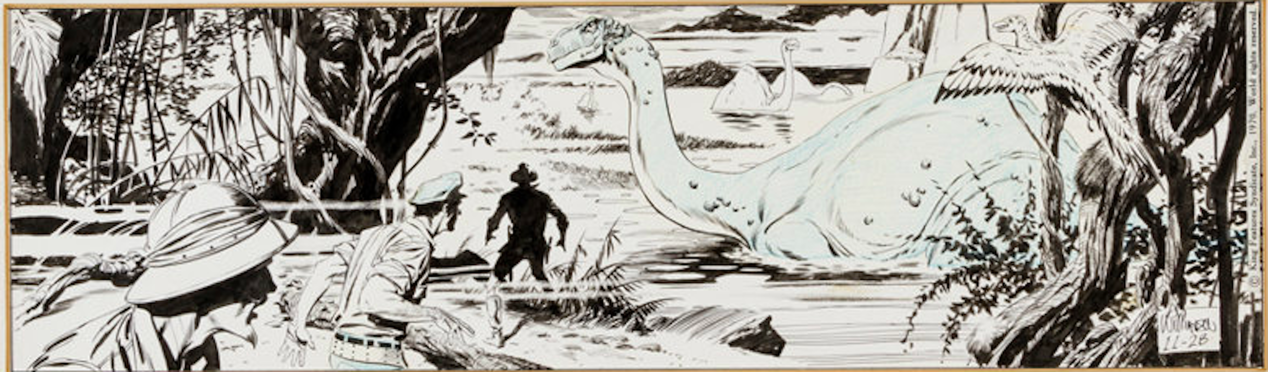 Secret Agent Corrigan Daily Comic Strip by Al Williamson sold for $5,975. Click here to get your original art appraised.