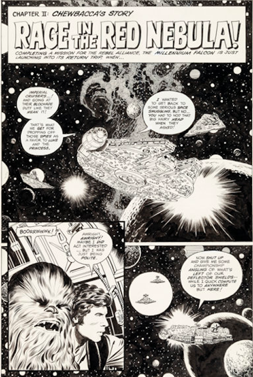 Star Wars #50 Page 12 by Al Williamson sold for $11,950. Click here to get your original art appraised.