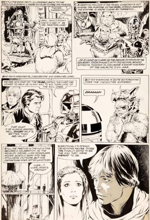 Star Wars: Return of the Jedi #3 Page15 by Al Williamson sold for $20,400. Click here to get your original art appraised.