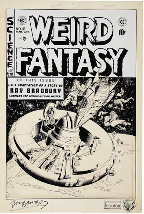Weird Fantasy #18 Cover Art by Al Williamson sold for $21,510. Click here to get your original art appraised.