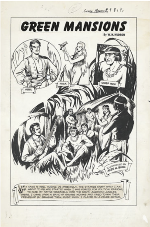 Classics Illustrated #90 Complete 44-Page Story by Alex Blum sold for $920. Click here to get your original art appraised.