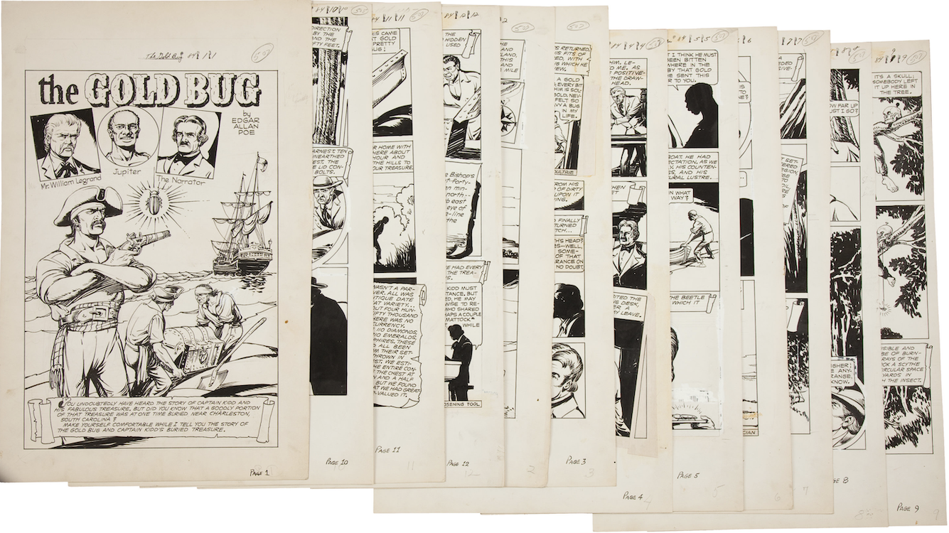 Classics Illustrated #84 Complete 12-Page Story by Alex Blum sold for $1,910. Click here to get your original art appraised.