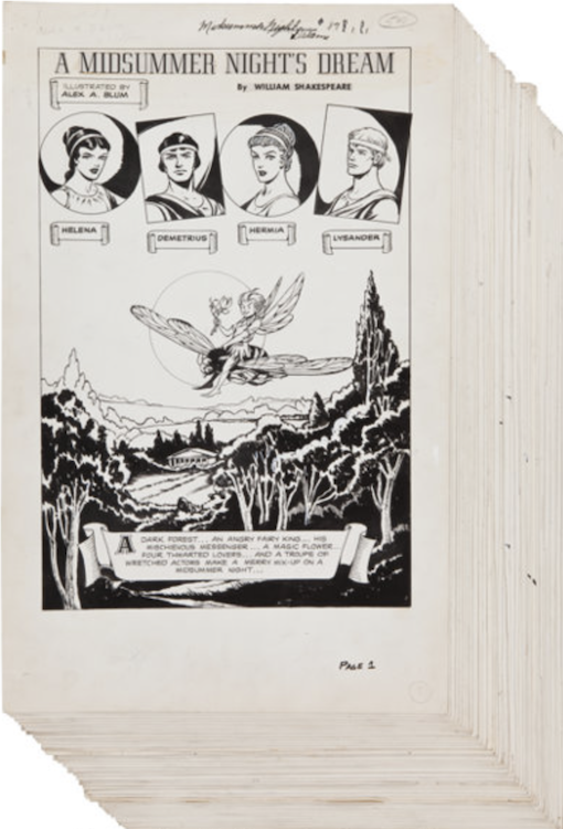 Classics Illustrated #86 Complete 44-Page Story by Alex Blum sold for $2,870. Click here to get your original art appraised.