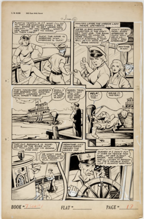 Seven Seas #1 Page 2-3 by Alex Blum sold for $1,015. Click here to get your original art appraised.