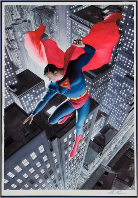 Superman 20th Century Painting by Alex Ross sold for $52,280. Click here to get your original art appraised.