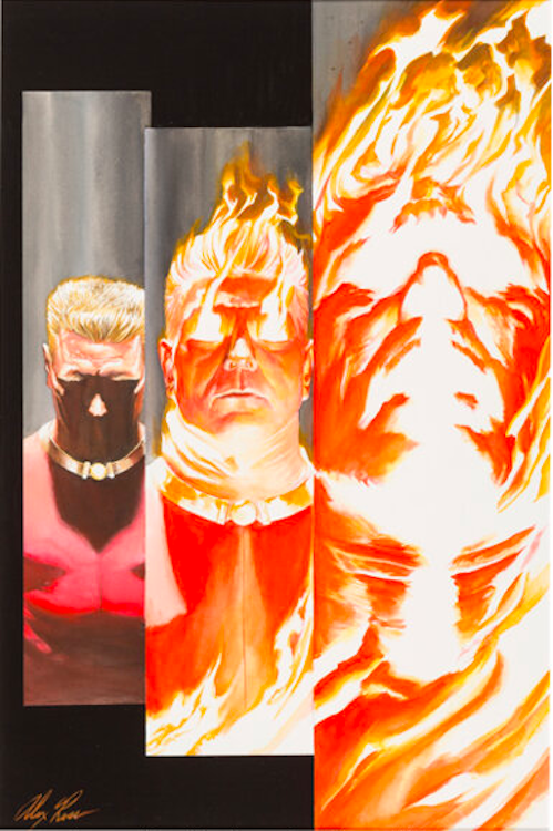 The Torch #1 Variant Cover Art by Alex Ross sold for $14,400. Click here to get your original art appraised.