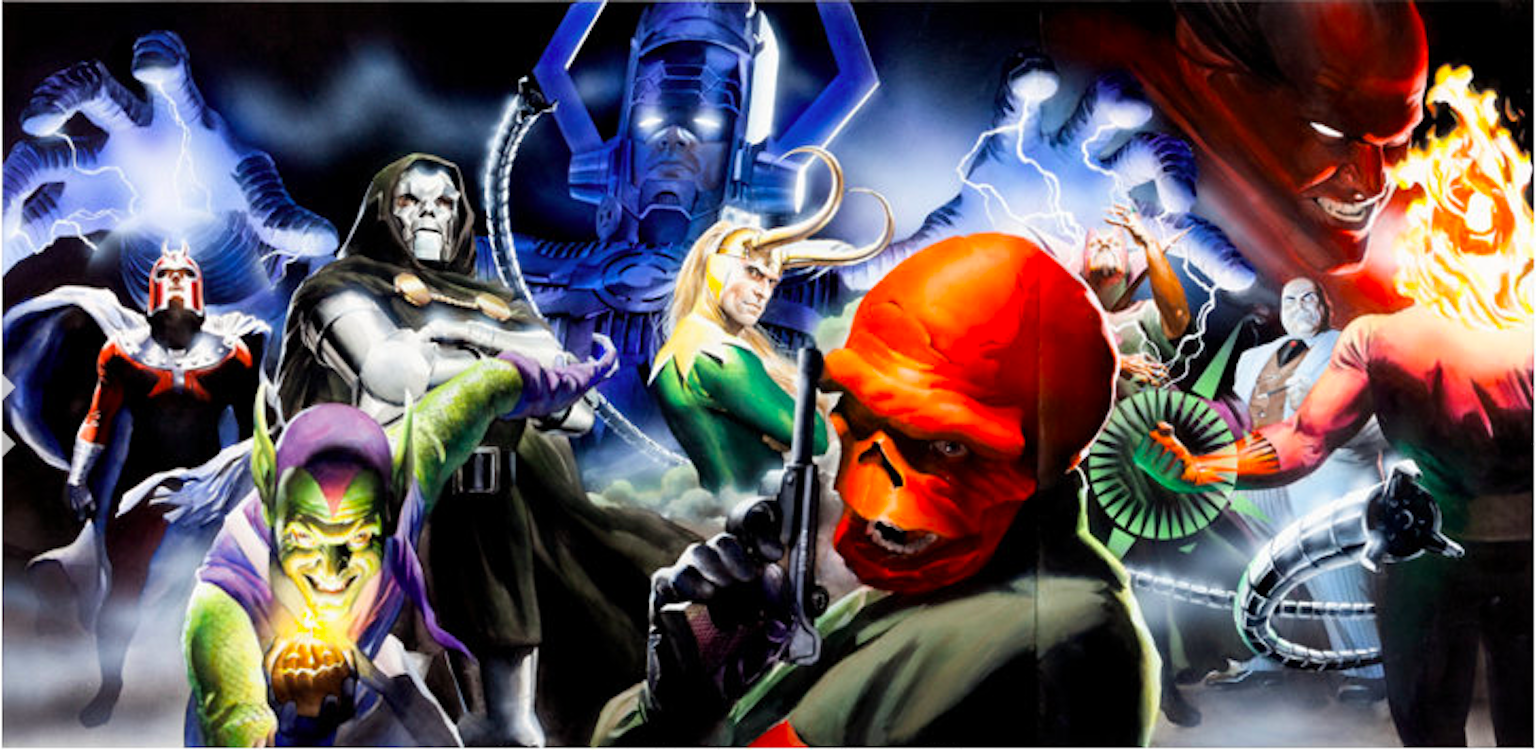 Wizard the Comics Magazine Marvel Villains Triple Panel Cover Art by Alex Ross sold for $31,070. Click here to get your appraised.