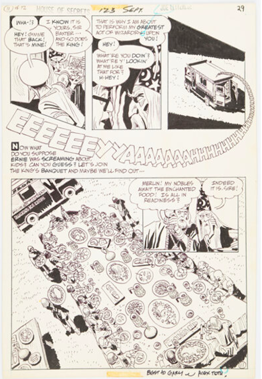 House of Secrets #123 Page 11 by Alex Toth sold for $5,040. Click here to get your original art appraised.
