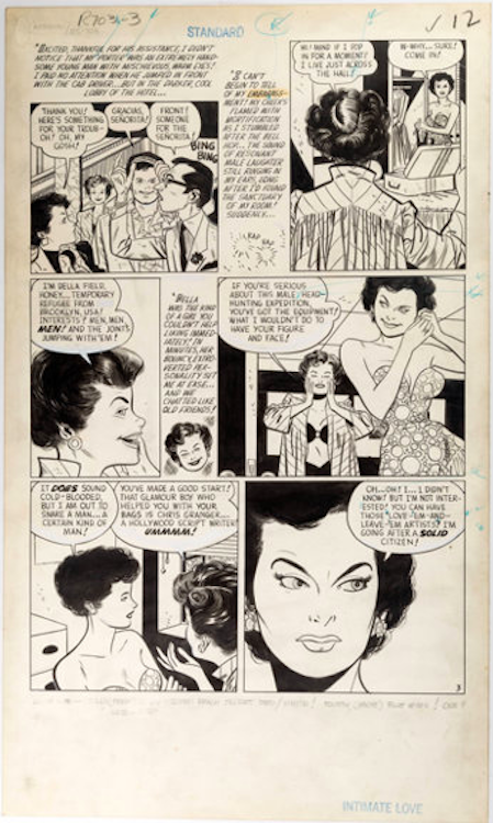 Intimate love #21 Page 3 by Alex Toth sold for $350. Click here to get your original art appraised.
