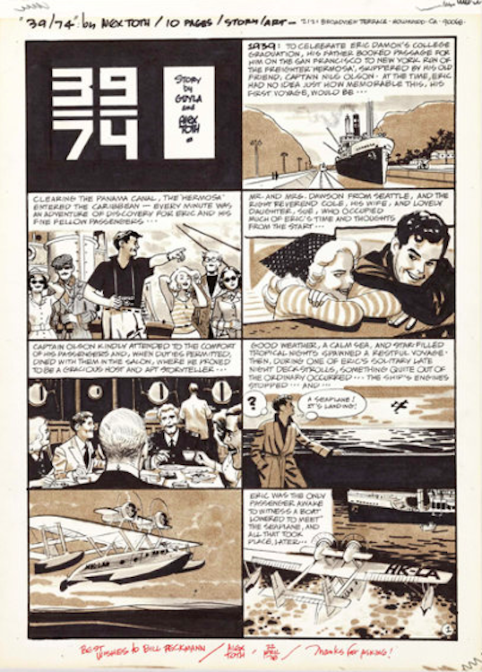 Witzend #10 Partial Story by Alex Toth sold for $4,925. Click here to get your original art appraised.