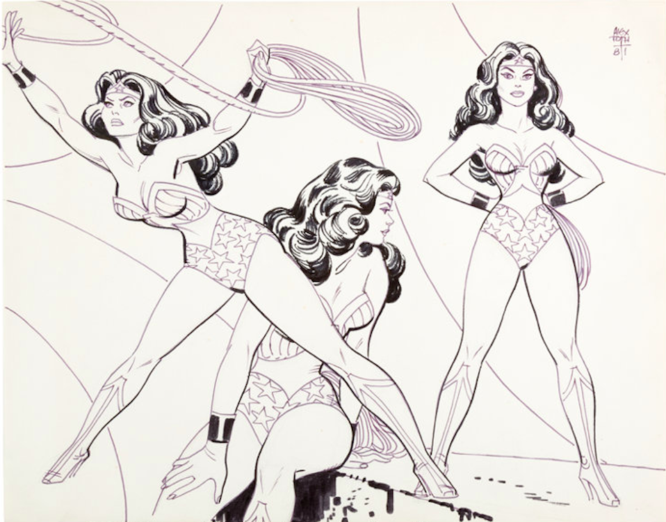 Wonder Woman Underoos Illustration by Alex Toth sold for $3,700. Click here to get your original art appraised.