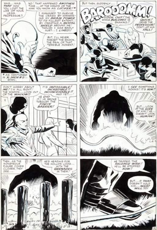 X-Men #12 Page 13 by Alex Toth sold for $8,365. Click here your original art appraised.