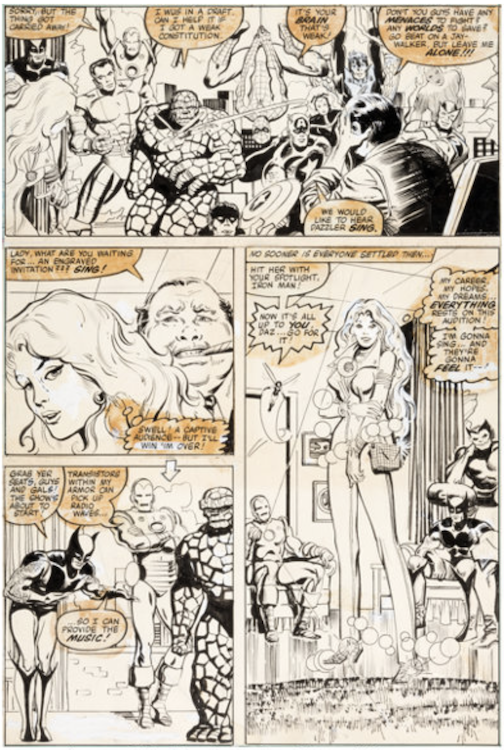 Dazzler #2 Page 21 by Alfredo Alcala sold for $3,350. Click here to get your original art appraised.