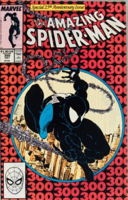 Amazing Spider-Man #300 is the first appearance of Venom, and McFarlane's third issue in the classic run. Click for values