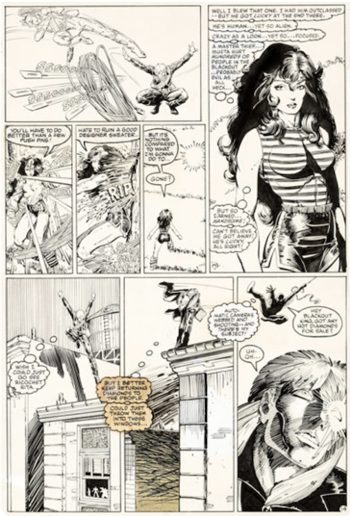 Longshot #4 Page 14 by Arthur Adams sold for $7,800. Click here to get your original art appraised.
