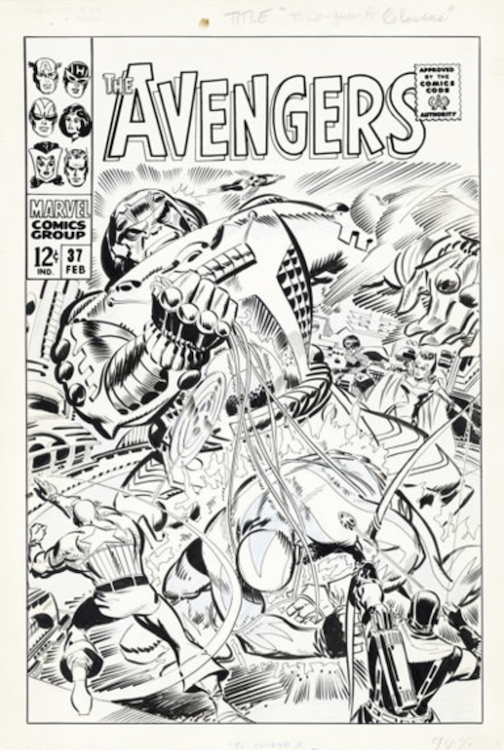 The Avengers #37 Unpublished Cover Art by Don Heck sold for $7,475. Click here to get your original art appraised.