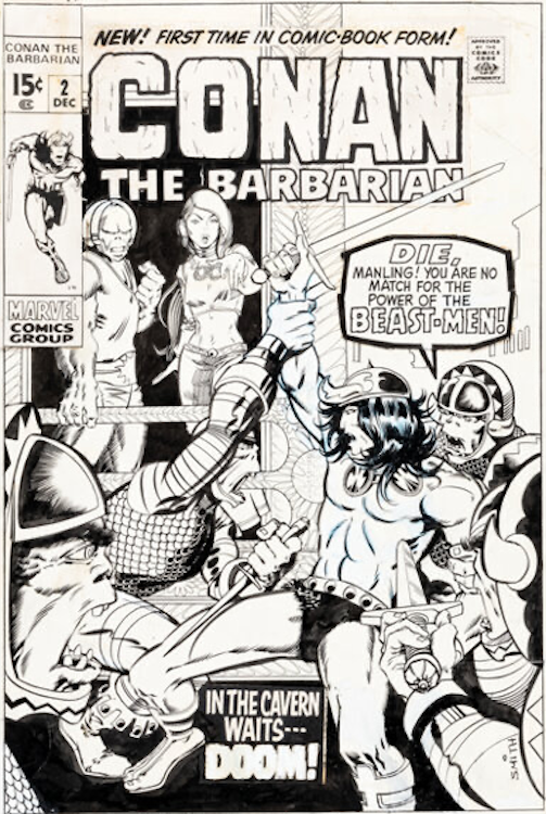 Conan the Barbarian #2 Cover Art by Barry Windsor Smith sold for $264,000. Click here to get your original art appraised.